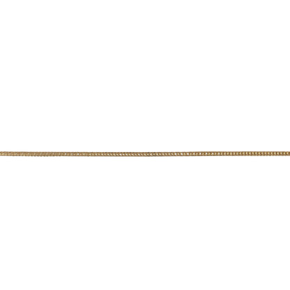 9ct Gold 18" Square Style Snake Link Chain