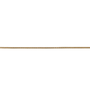 9ct Gold 18" Square Style Snake Link Chain