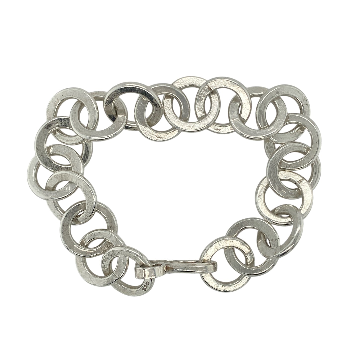 925 Silver 7" Circle Link Bracelet