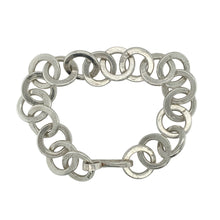 Load image into Gallery viewer, 925 Silver 7&quot; Circle Link Bracelet
