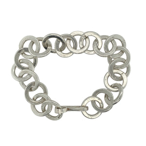 925 Silver 7" Circle Link Bracelet
