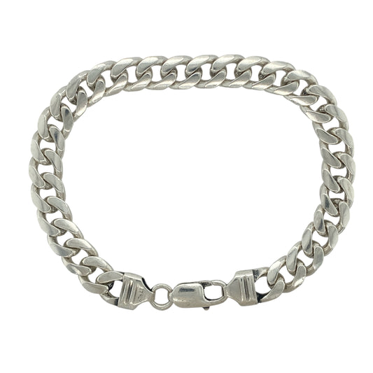 925 Silver 8.5" Curb Bracelet