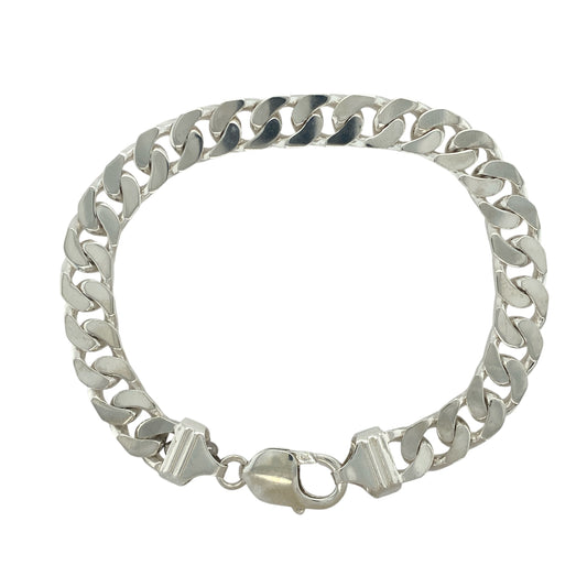 925 Silver 8.5" Curb Bracelet