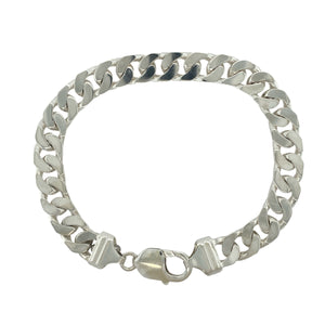 925 Silver 8.5" Curb Bracelet
