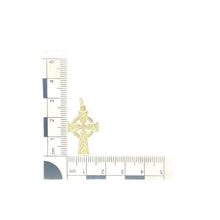 Load image into Gallery viewer, 9ct Gold Patterned Celtic Cross Pendant
