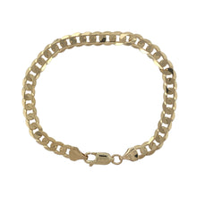 Load image into Gallery viewer, 9ct Gold 7.5&quot; Curb Bracelet
