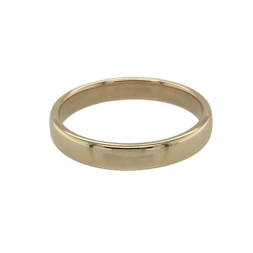 9ct Gold 3mm Wedding Band Ring