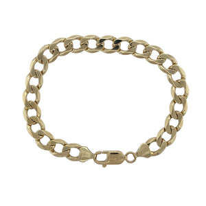 9ct Gold 8" Curb Bracelet