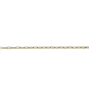 9ct Gold 20" Paperclip Chain