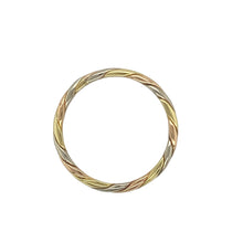 Load image into Gallery viewer, 18ct Gold Twisted 3mm Band Ring
