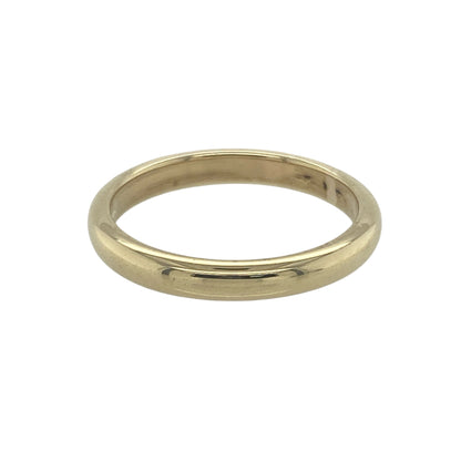 9ct Gold 2.5mm Wedding Band Ring