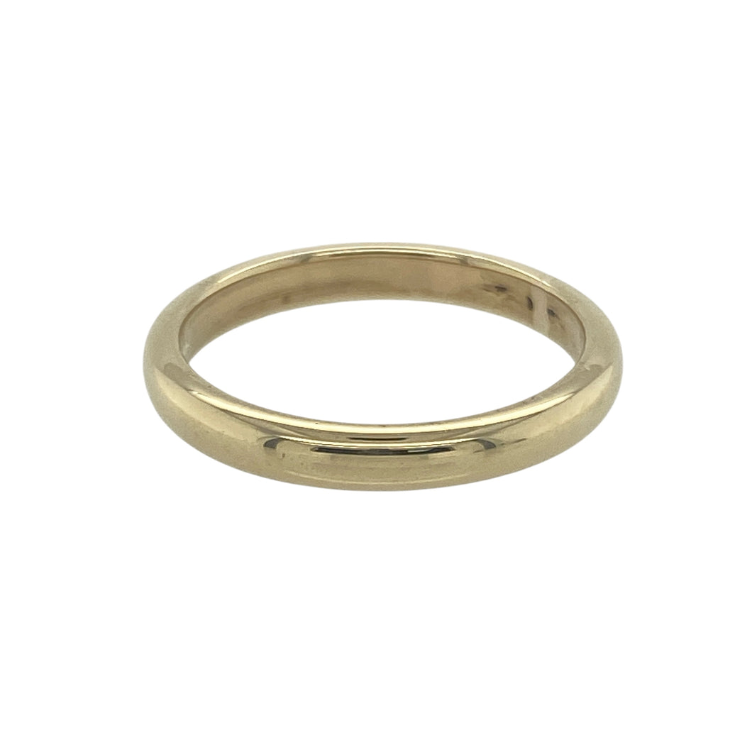 9ct Gold 2.5mm Wedding Band Ring
