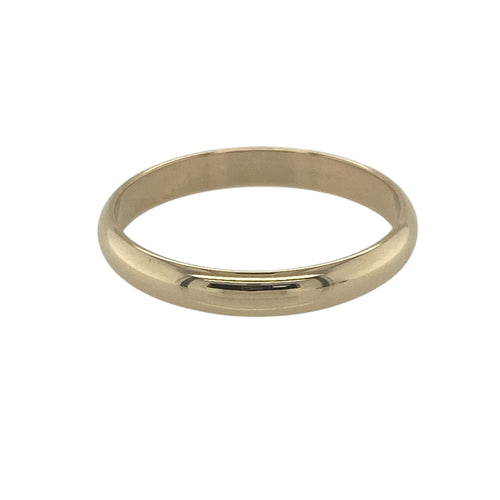 9ct Gold 2.5mm Wedding Band Ring