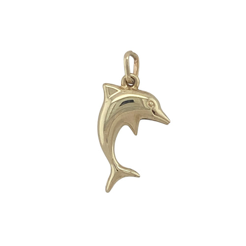 9ct Gold Dolphin Pendant