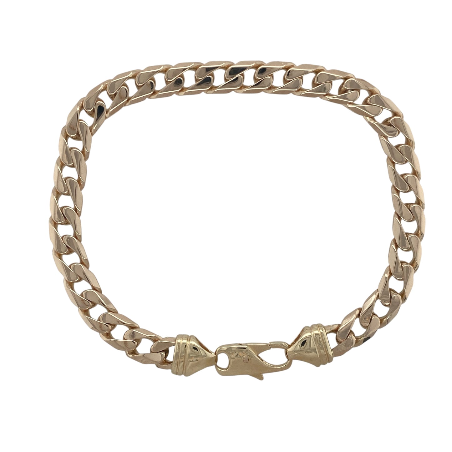 9ct Gold 9.5" Curb Bracelet
