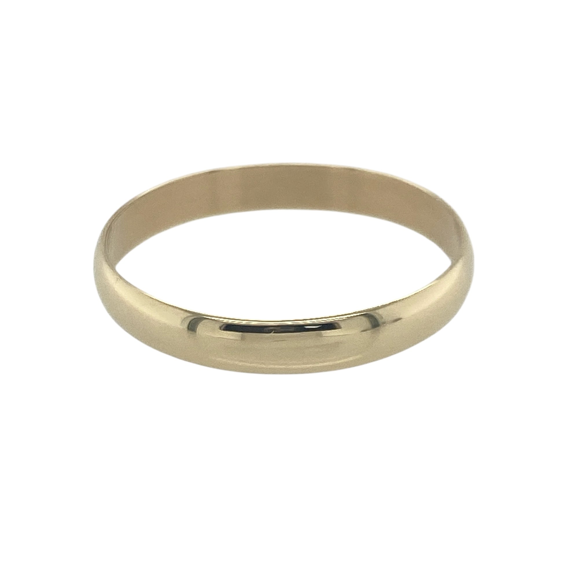 9ct Gold 3mm Wedding Band Ring
