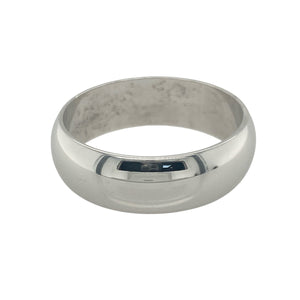 9ct White Gold 7mm Wedding Band Ring