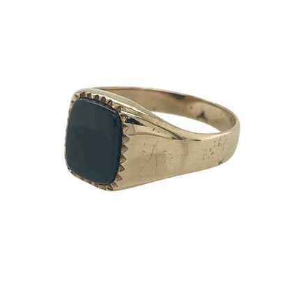 9ct Gold & Onyx Set Signet Ring
