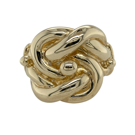 9ct Gold Large Solid Knot Ring
