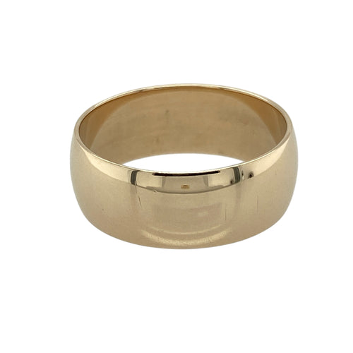 9ct Gold 8mm Wedding Band Ring