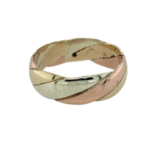 9ct Gold Twist Band Ring