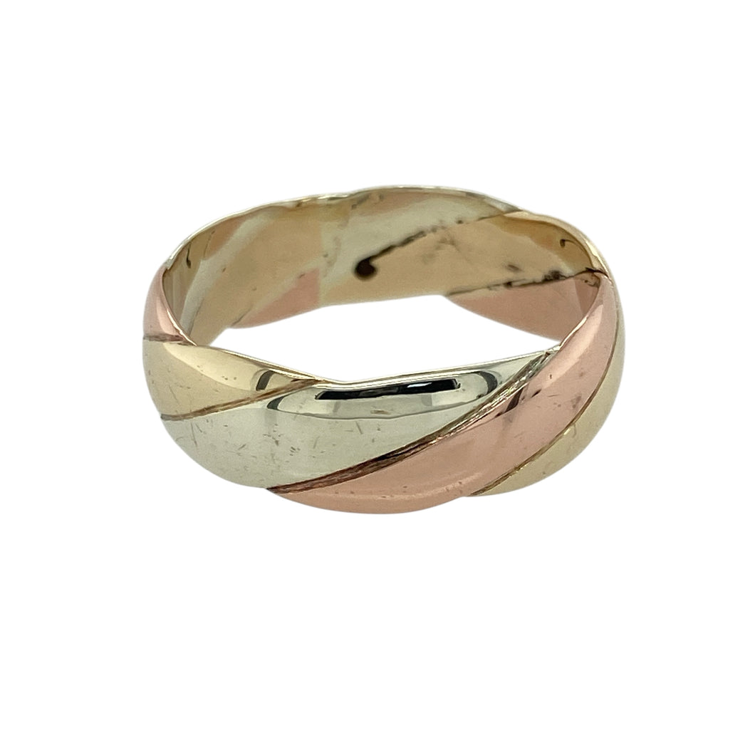 9ct Gold Twist Band Ring