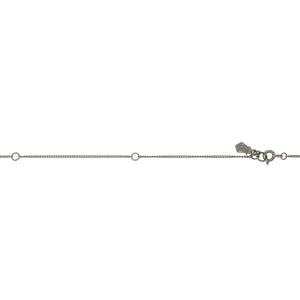 925 Silver & White Topaz Set Clogau Tree of Life 18" - 22" Necklace
