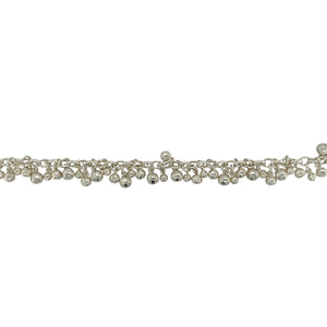 925 Silver Dower and Hall Ball Drop 16" Necklace