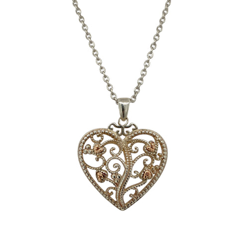 925 Silver Clogau Tree of Life Heart 16