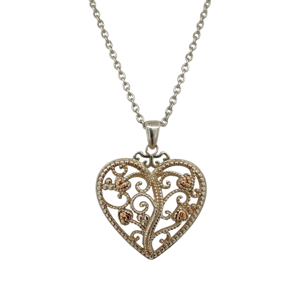 925 Silver Clogau Tree of Life Heart 16