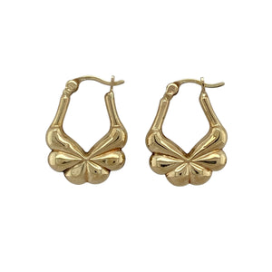 9ct Gold Fancy Creole Earrings
