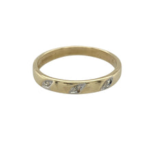 Load image into Gallery viewer, 9ct Gold &amp; Diamond Set Band Ring

