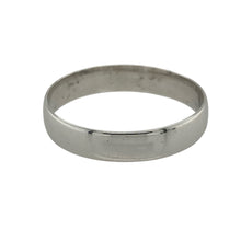 Load image into Gallery viewer, 9ct White Gold 4mm Wedding Band Ring
