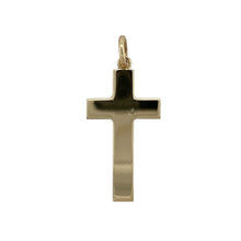 Load image into Gallery viewer, Bring classic faith-inspired style and intricate detail to your collection with this pre-owned 9ct yellow gold patterned cross pendant—perfect for wearing as a symbol of devotion or as a timeless fashion accessory.

Design: The pendant features a traditional cross shape adorned with a detailed patterned design, adding texture and visual interest.
Material: Made from 9-carat yellow gold, the polished finish enhances the warm tone and highlights the intricate detailing.

