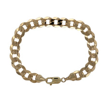 Load image into Gallery viewer, 9ct Gold 8.5&quot; Curb Bracelet
