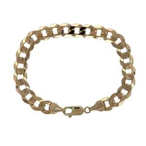 9ct Gold 8.5" Curb Bracelet