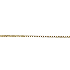 9ct Gold 16" Faceted Belcher Chain