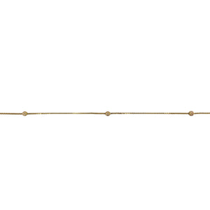 9ct Gold 16" Box and Ball Chain