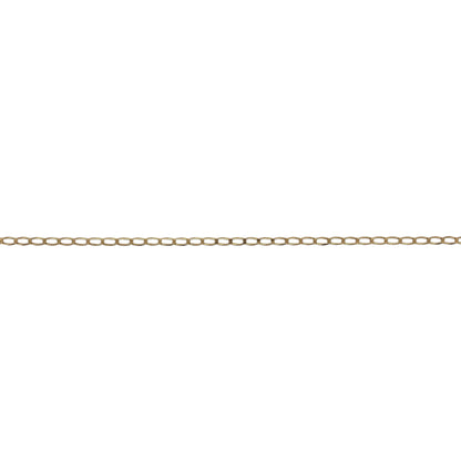 9ct Gold 22" Open Curb Chain