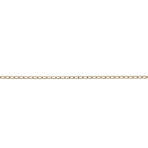 9ct Gold 22" Open Curb Chain