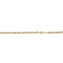 Load image into Gallery viewer, 9ct Gold 24&quot; Flat Oval Link Belcher Chain
