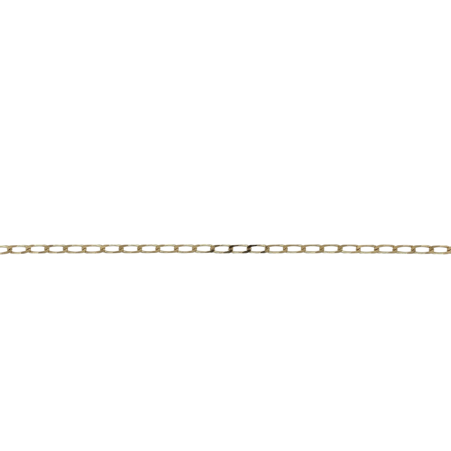 9ct Gold 26" Open Curb Chain