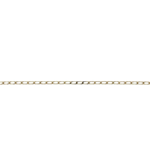 9ct Gold 26" Open Curb Chain