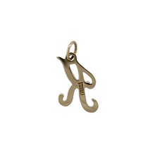 Load image into Gallery viewer, Bring personal charm and golden simplicity to your collection with this pre-owned 9ct yellow gold initial pendant—a meaningful design perfect for everyday wear or gifting.

Design: The pendant is shaped as the letter ‘K’, offering a personalised touch with timeless appeal.
Material: Made from 9-carat yellow gold, the polished finish enhances the clean lines and classic style.

