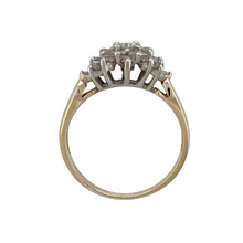 Load image into Gallery viewer, 9ct Gold &amp; Diamond Set Cluster Ring
