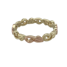 Load image into Gallery viewer, 9ct Gold Clogau Tree of Life Band Ring
