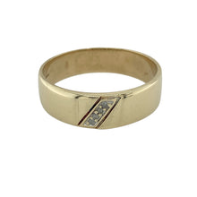 Load image into Gallery viewer, 9ct Gold &amp; Diamond Set Band Ring
