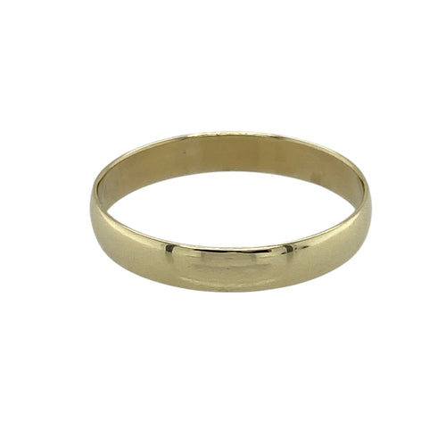 9ct Gold 3mm Wedding Band Ring