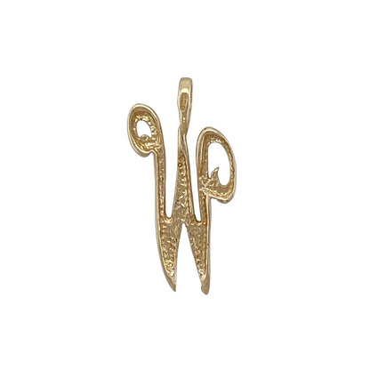 Bring personal style and timeless charm to your collection with this pre-owned 9ct yellow gold initial ‘W’ pendant, a meaningful piece that’s perfect for adding a personal touch to any look.

Design: The pendant features the letter ‘W’ in a polished and refined style, making it a simple yet striking statement.
Material: Made from 9-carat yellow gold, the polished finish enhances the design with a warm golden shine.
