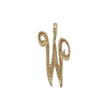 Load image into Gallery viewer, Bring personal style and timeless charm to your collection with this pre-owned 9ct yellow gold initial ‘W’ pendant, a meaningful piece that’s perfect for adding a personal touch to any look.

Design: The pendant features the letter ‘W’ in a polished and refined style, making it a simple yet striking statement.
Material: Made from 9-carat yellow gold, the polished finish enhances the design with a warm golden shine.

